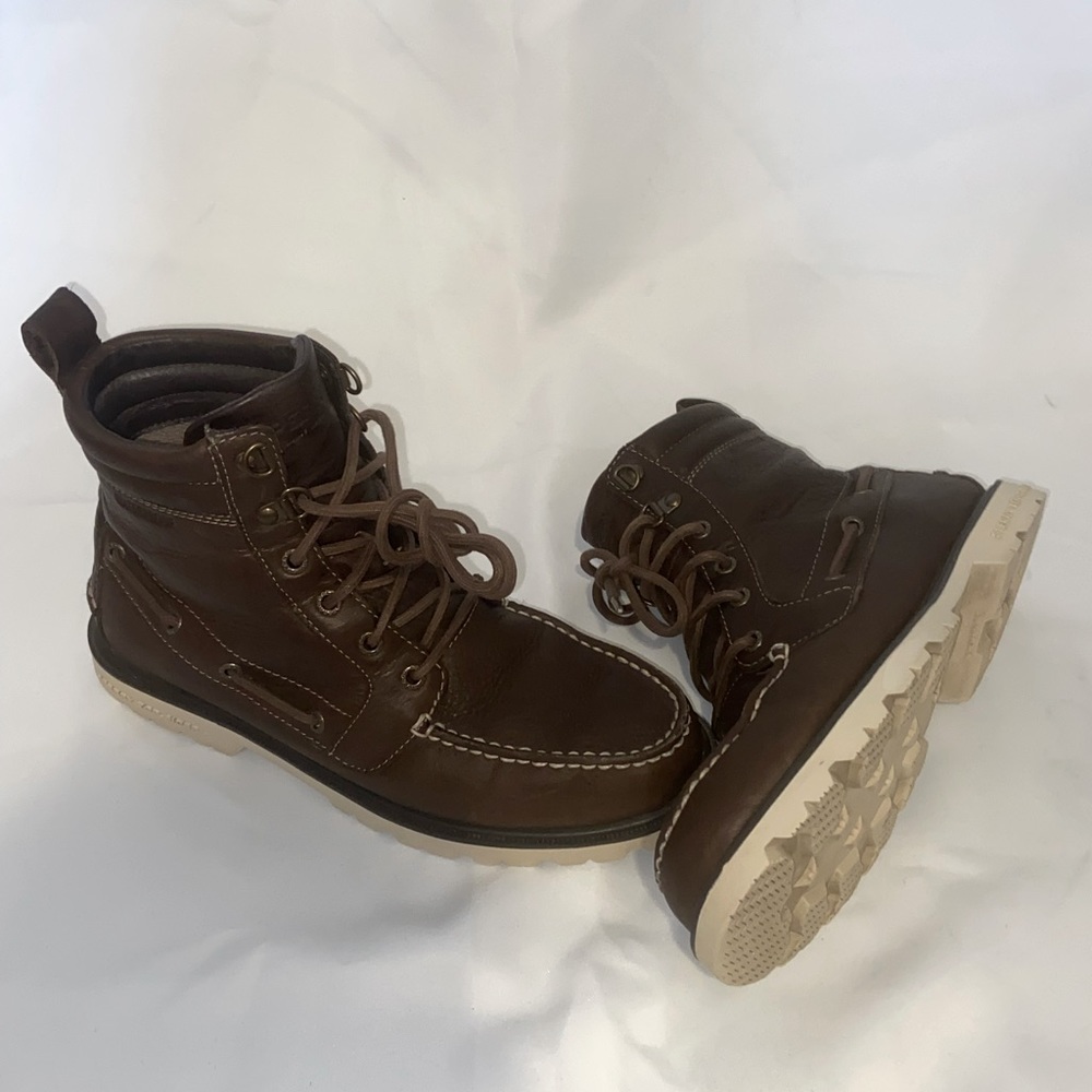 Sperry Top -sider lug boot dark brown men 8.5